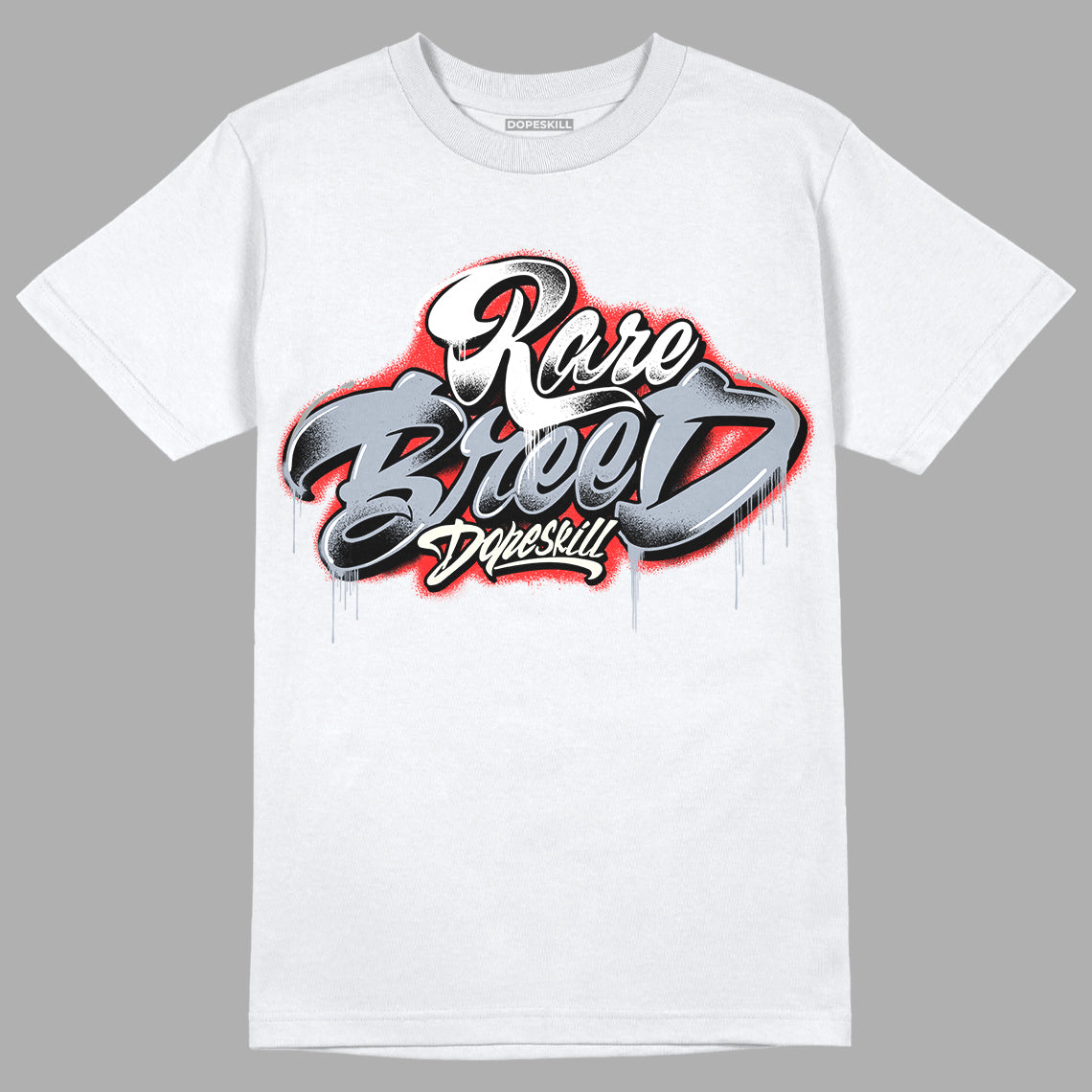 Jordan 3 Retro White Cement Reimagined DopeSkill T-Shirt Rare Breed Type Graphic Streetwear - White