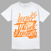 Wmns Dunk Low 'Magma Orange DopeSkill T-Shirt LOVE Graphic Streetwear - White