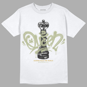 Jordan 5 Jade Horizon DopeSkill T-Shirt Queen Chess Graphic Streetwear - White