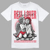 Lost & Found 1s DopeSkill T-Shirt Real Lover Graphic - White 