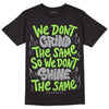 Green Bean 5s DopeSkill T-Shirt Grind Shine Graphic - Black