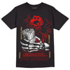 Dunk Low Gym Red DopeSkill T-Shirt Show Me The Money Graphic - Black 