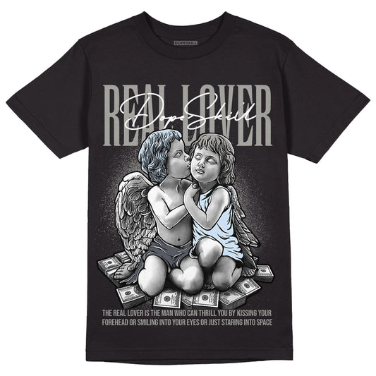 Jordan 6 Retro Cool Grey DopeSkill T-Shirt Real Lover Graphic Streetwear - Black