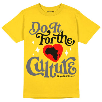 Jordan 4 Lightning DopeSkill Tour Yellow T-Shirt Do It For The Culture Graphic Streetwear