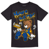 Dunk Blue Jay and University Gold DopeSkill T-Shirt Money Is Our Motive Bear Graphic Streetwear - Black