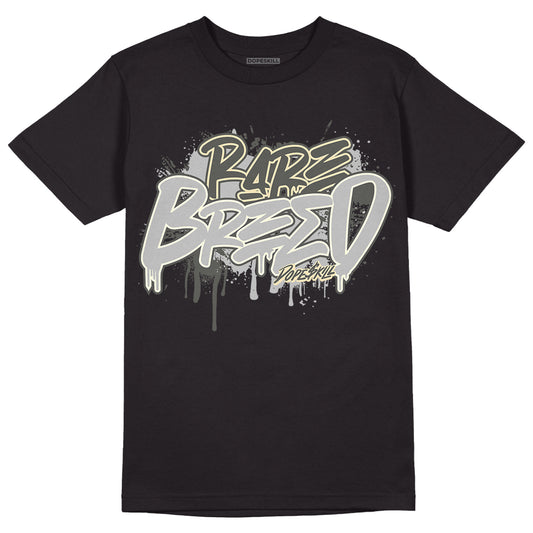 Jordan 4 Retro SE Craft Photon Dust DopeSkill T-Shirt Rare Breed Graphic Streetwear  - Black