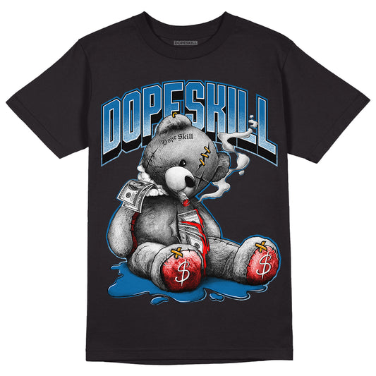 Messy Room 4s DopeSkill T-Shirt Sick Bear Graphic - Black