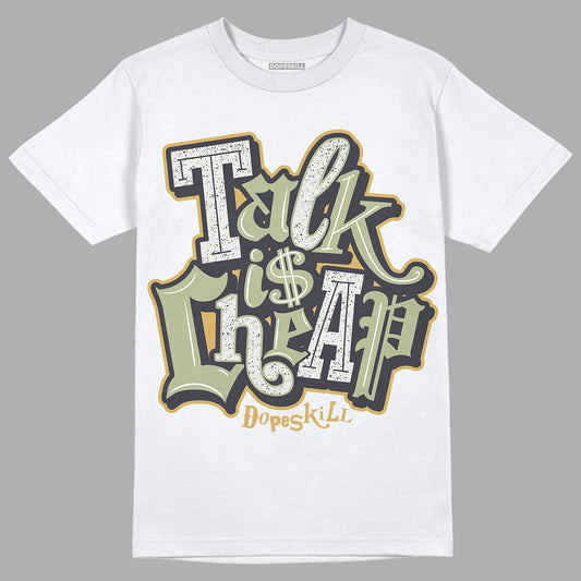 Jade Horizon 5s DopeSkill T-Shirt Talk Is Chip Graphic - White 