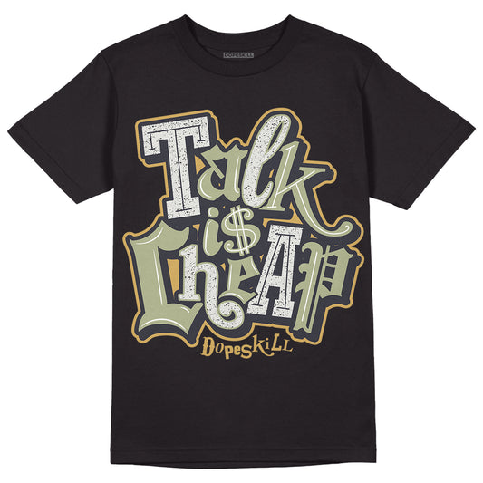 Jade Horizon 5s DopeSkill T-Shirt Talk Is Chip Graphic - Black