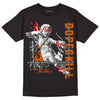 Orange Black White DopeSkill T-Shirt You Got All My Love Graphic - Black