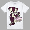 Dunk Low Night Maroon and Medium Soft Pink DopeSkill T-Shirt Sneakerhead BEAR Graphic Streetwear  - White 