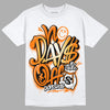 Wmns Dunk Low 'Magma Orange DopeSkill T-Shirt No Days Off Graphic Streetwear - White