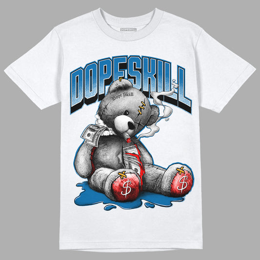 Messy Room 4s DopeSkill T-Shirt Sick Bear Graphic - White