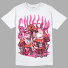 GS Pinksicle 5s DopeSkill T-Shirt Chillin Graphic - White 