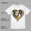 Safari Dunk Low DopeSkill T-Shirt Heart AJ Graphic