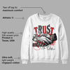 Gym Red 12s DopeSkill Sweatshirt Trust No One Graphic