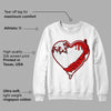 Gym Red 9s DopeSkill Sweatshirt Heart AJ 9 Graphic