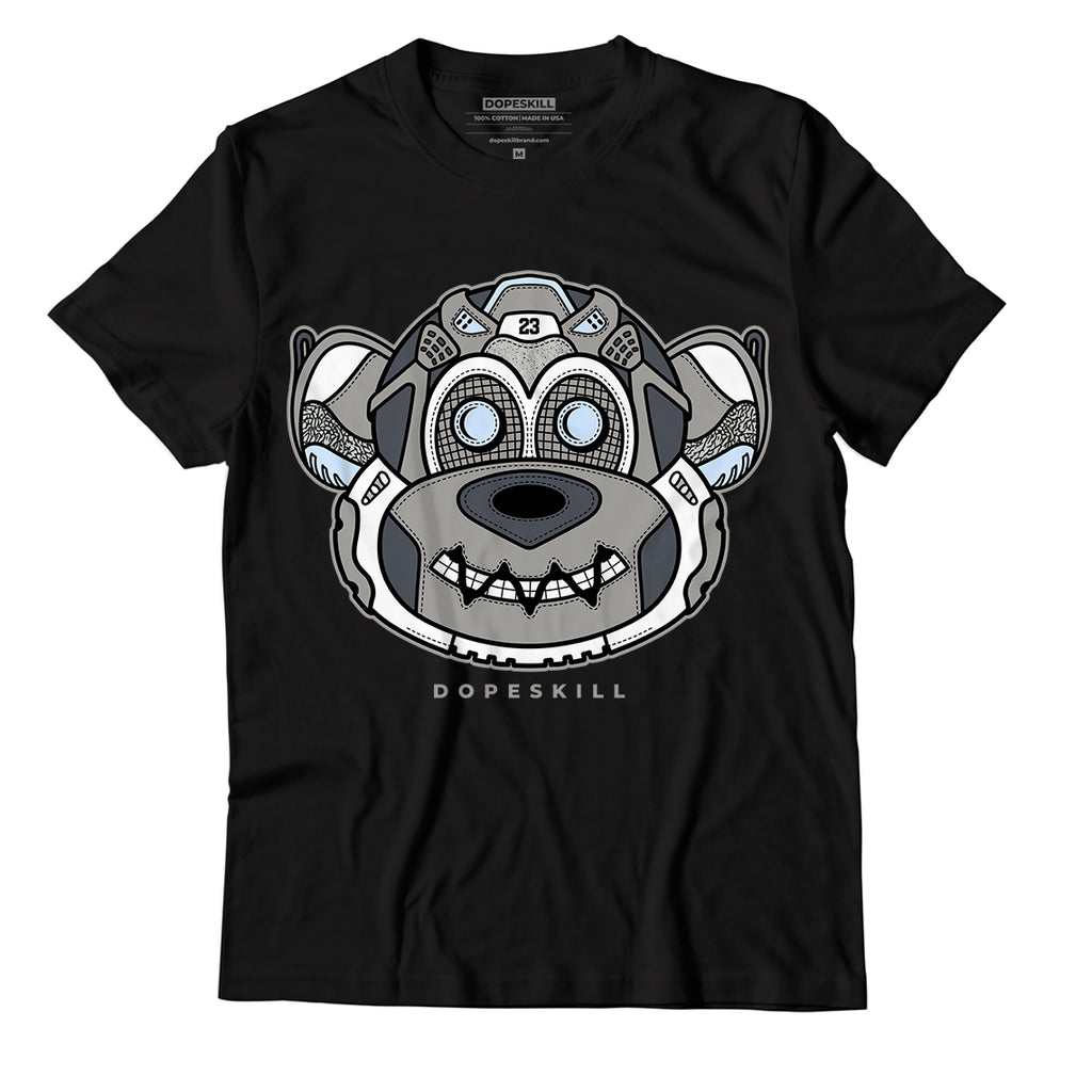 Jordan 11 Cool Grey DopeSkill T-Shirt Monk Graphic, hiphop tees, grey graphic tees, sneakers match shirt - Black