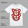 Dunk Low Gym Red DopeSkill T-Shirt New Double Bear Graphic