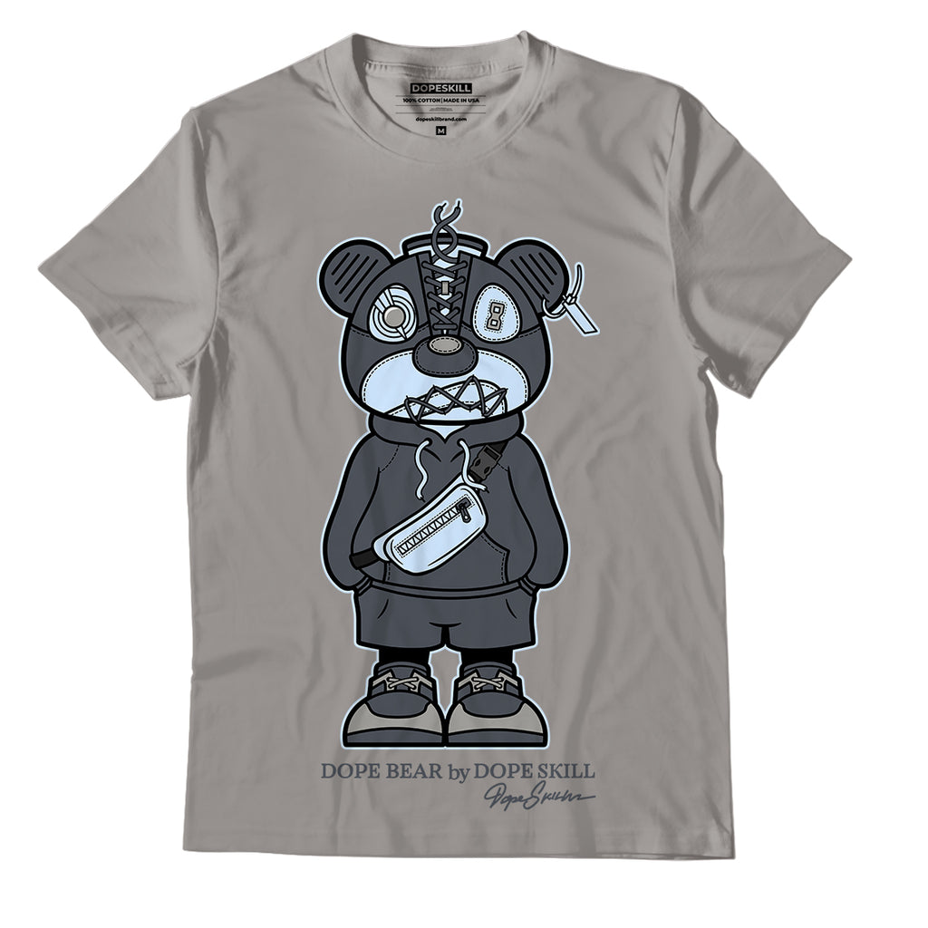 Jordan 11 Cool Grey DopeSkill Grey T-shirt Sneaker Bear Graphic, hiphop tees, grey graphic tees, sneakers match shirt