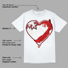 Gym Red 9s DopeSkill T-Shirt Heart AJ 9 Graphic