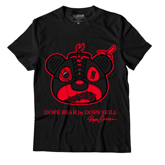 AJ 14 Low Red Lipstick DopeSkill T-Shirt Sneaker Bear Head Graphic