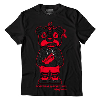 AJ 14 Low Red Lipstick DopeSkill T-Shirt Sneaker Bear Graphic