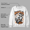 Orange Black White DopeSkill Sweatshirt Money On My Mind Graphic