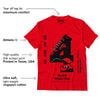 AJ 4 Red Thunder DopeSkill Red T-shirt N x I Graphic