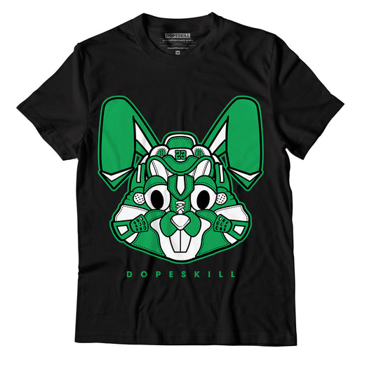 AJ 13 Lucky Green DopeSkill T-Shirt Sneaker Rabbit Graphic