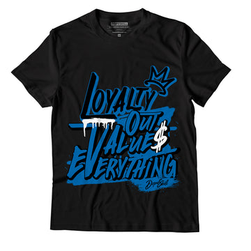 AJ 1 Dark Marina Blue DopeSkill T-Shirt LOVE Graphic