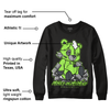 AJ 5 Green Bean DopeSkill Sweatshirt MOMM Bear Graphic