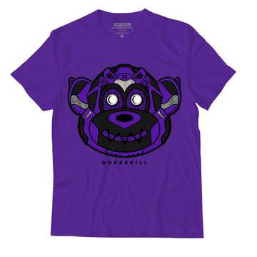 AJ 13 Court Purple DopeSkill Purple T-shirt Monk Graphic