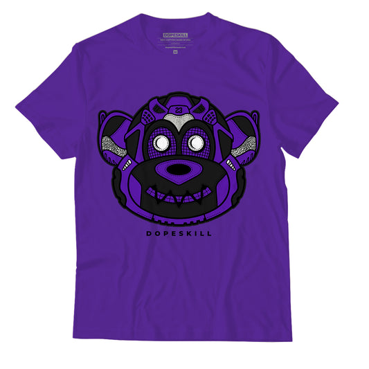 AJ 13 Court Purple DopeSkill Purple T-shirt Monk Graphic