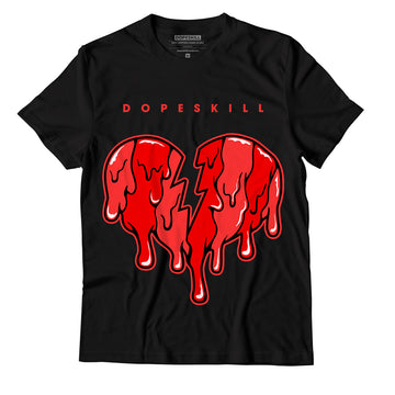 AJ 9 Chile Red DopeSkill T-Shirt Tear My Heart Out Graphic