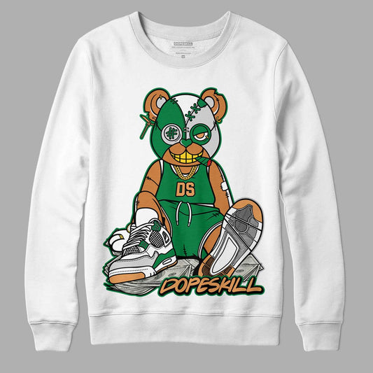 Nike SB x Jordan 4 “Pine Green” DopeSkill Sweatshirt Greatest Graphic Streetwear - White