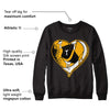 Goldenrod Dunk DopeSkill Sweatshirt Heart AJ Graphic