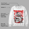 Fire Red 3s DopeSkill Sweatshirt Trippin Graphic