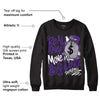 PURPLE Collection DopeSkill Sweatshirt Real Ones Move In Silence Graphic
