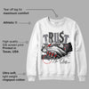 Fire Red 9s DopeSkill Sweatshirt Trust No One Graphic