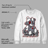 Fire Red 9s DopeSkill Sweatshirt MOMM Bear Graphic