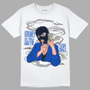 Jordan 5 Racer Blue DopeSkill T-Shirt Money Is The Motive Graphic - White 