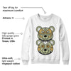 AJ 5 Jade Horizon DopeSkill Sweatshirt Leather Bear Graphic