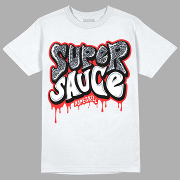 Jordan 3 Retro White Cement Reimagined DopeSkill T-Shirt Super Sauce Graphic Streetwear - White