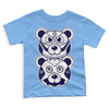 UNC 6s DopeSkill Toddler Kids T-shirt Leather Bear Graphic - University Blue T-shirt