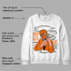 Orange Black White DopeSkill Sweatshirt Money Is The Motive Graphic