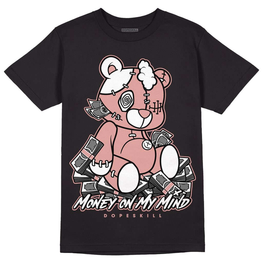 Rose Whisper Dunk Low DopeSkill T-Shirt MOMM Bear Graphic - Black