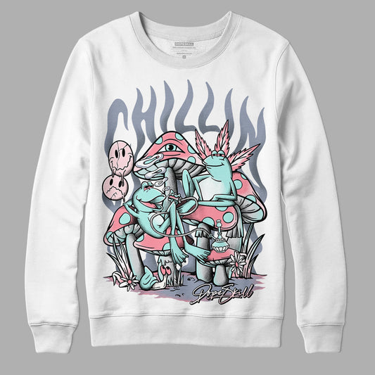 Easter 5s DopeSkill Sweatshirt Chillin Graphic - White