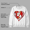 Dunk Low Gym Red DopeSkill Sweatshirt Heart AJ Graphic