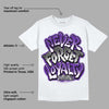 Dark Iris 3s DopeSkill T-Shirt Never Forget Loyalty Graphic
